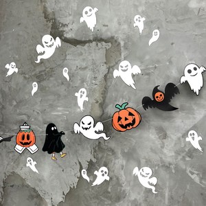 국내생산 할로윈 프렌즈 가랜드&고스트 데코세트