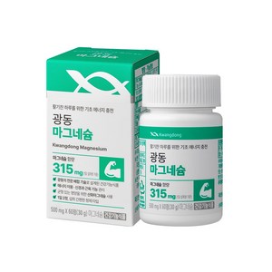 광동 365케어 마그네슘, 60정, 1개