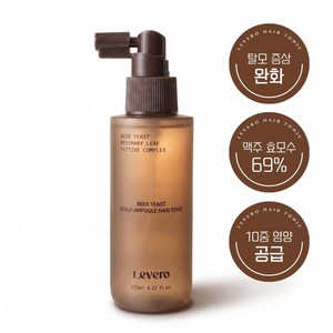 르베로 탈모증상완화 맥주효모 두피앰플 헤어토닉, 1개, 125ml