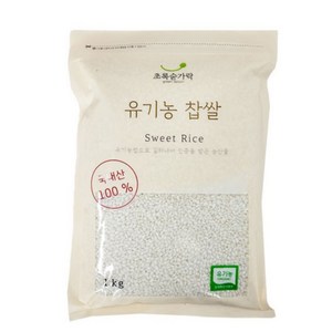 초록숟가락 유기농 찹쌀, 1kg, 3개