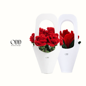 오디디 모루 꽃다발 만들기 DIY 세트 모루꽃, 01. 레드 로즈 or 대왕 카네이션