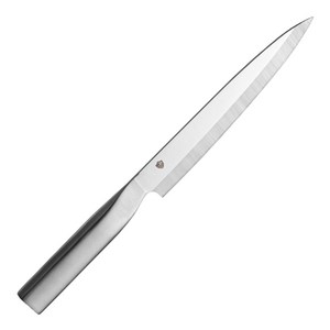 얀뮬러 스퀘어 사시미 칼 나이프, 1개, 실버