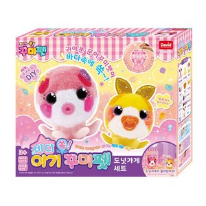 바다쏙 아기 꾸미펫 도넛가게 세트, 혼합색상, 1개