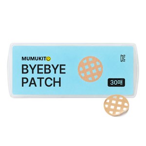 무무키토 바이바이 썸머 격자패치 30매 테이프, 1개, 민트