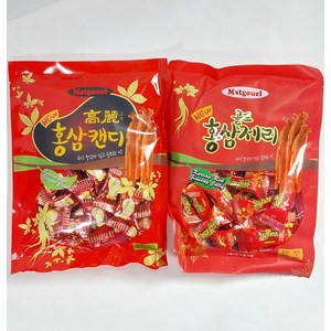 맛고을 뉴 고려홍삼캔디 + 맛고을 뉴 골드 홍삼제리, 2개, 300g