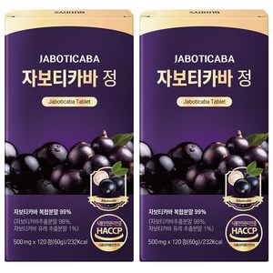 [정품] 자보티카바 정 Jaboticaba, 2개, 120정
