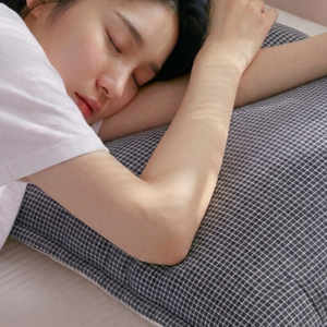 앤니드 밴딩베개커버 베개커버밴딩 면베개커버 순면 체크