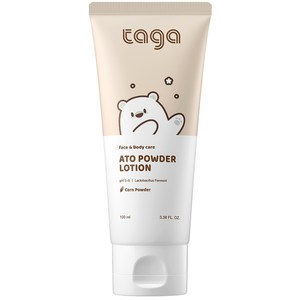 타가 비건 로션형 촉촉한 베이비파우더 땀띠 크림, 1개, 100ml