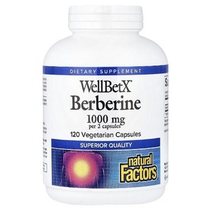 네추럴팩터스 웰벳X 베르베린 1000mg 베지테리안 캡슐, 2개, 120정 골드박스 특가