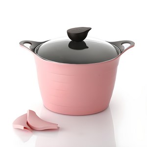 네오플램 냄비 일라 곰솥 핑크, 26cm, 1개