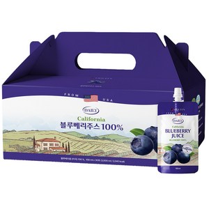 바이퀸 델리오 100% 블루베리 주스 즙 원액, 30개, 100ml
