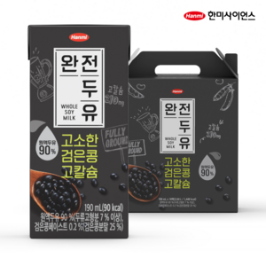 완전두유 검은콩 17곡 고칼슘, 190ml, 16개