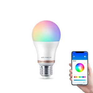 위즈 컬러 앰비언스 LED 스마트 전구 8.5W, RGB, 1개