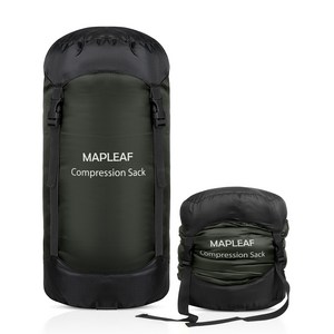 Mapleaf 압축 파우치 50% 압축 가능 스태프 백 대용량 30L/20L/15L/10L 초경량 슬리핑백 수납 압축 백 슬리핑백 수납 파우치 발수성 캠핑 용품 등산 여행, 1개, Olive Green-30L
