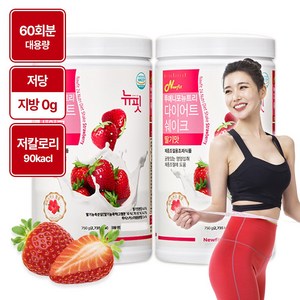 뉴트리 다이어트 쉐이크 딸기맛, 600g, 2개