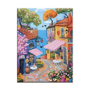 피포페인팅 DIY 명화그리기 유화 그림 그리기 아크릴화 30*40cm, 35타입, 1개