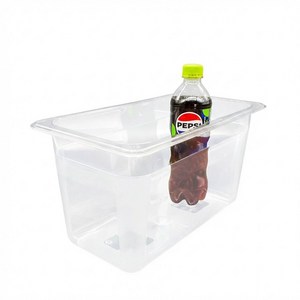 마더쿡 PC 밧드 투명 바트 폴리카보네이트 업소용 주방 용기 반찬통 식재료 보관함, 1개, 8인치(200mm)