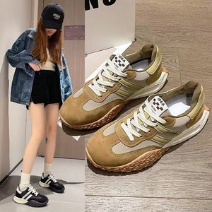 FvaBzon 여성 발편한 키높이 운동화 통굽 캐주얼 스니커즈