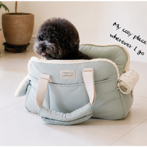 IAE MARON BAG 마롱백 강아지 소형견 포근한 이동가방, 1개, 민트마카롱