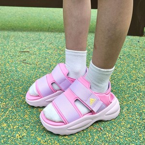 아디다스 키즈 핑크 메하나 샌들 예쁜 벨크로 어린이 여름 신발