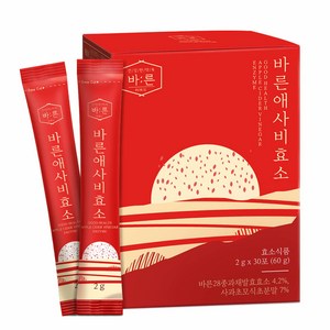 건강한약속바른 애사비효소 애플사이다비기너 브로멜라인 60g, 1개, 30회분
