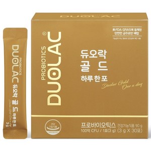 듀오락 골드 하루한포 유산균 프로바이오틱스, 30회분, 1개