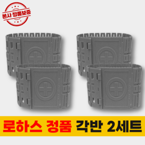 로하스 남자 작업용 건설 안전용품 안전 각반, 그레이, 2세트
