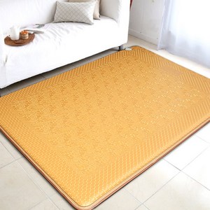 [고주파공법] 최신제조 무자계열선 플라워 전기매트 두께4.5cm, 더블[전체난방]140X200cm