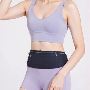 하루꿈 러닝 벨트 스포츠 백 마라톤 플립 런닝 밸트 스마트폰 가방 런닝 용품, 블랙, 1개