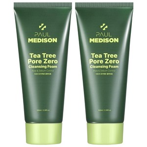 폴메디슨 티트리 포어제로 클렌징 폼, 2개, 100ml