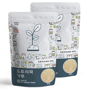 푸른빈 도토리 묵 가루 분말 국내산, 2개, 500g