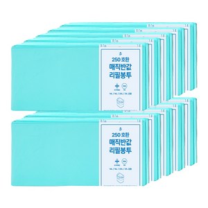 매직캔 호환 반값 리필봉투 250 무향, 10개, 21L