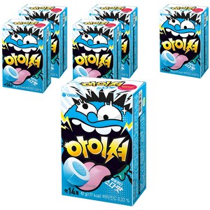 오리온 아이셔 캔디 소다맛, 42g, 6개