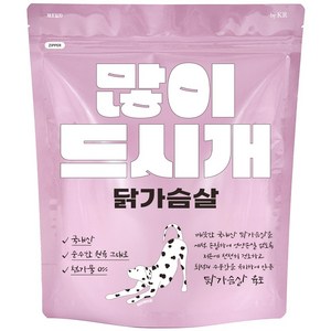 바이케이알 많이드시개 대용량 수제 간식, 닭가슴살, 400g, 1개
