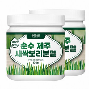 올바른습관 순수 제주 새싹보리 분말, 170g, 2개