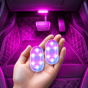 KBKXOZ 실내 주변 조명 자동차 터치 라이트 후면 독서 등 자동차 트렁크 용 USB 충전 LED 후면 독서 등 USB 충전 및 LED 다채로운, 2개, 다채로운 조명/사운드 컨트롤