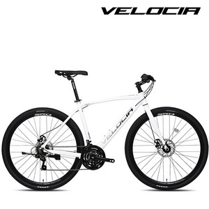 2025 벨로시아 그래블 알루미늄 하이브리드자전거 어반글로우 700C 시마노21단 디스크 반조립, 1개, 180cm, 화이트 470