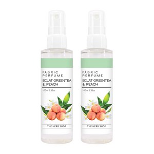 더허브샵 섬유향수, 에끌라그린티&피치, 100ml, 2개