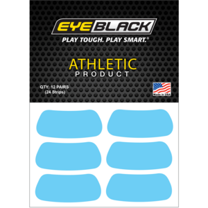 EYEBLACK 베이비블루 컬러 아이블랙 12 pair (24개) 아이패치 스티커, 베이비블루(하늘색), 1개