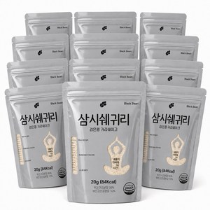 논앤밭위드 간편 휴대 삼시쉐귀리 검은콩 귀리 쉐이크, 10개, 20g