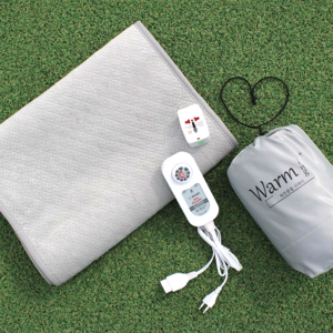 워밍업 여행용 전기매트 프리볼트 캠핑 1인용 미니 싱글 전기요, 50x150cm극세사