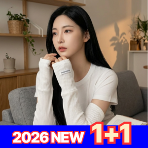 창고대방출 핵폭신 팔토시, 2개, 스노우화이트