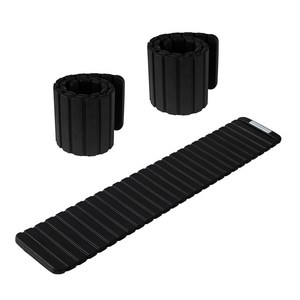 발목 모래주머니 중량밴드 손목 발목 겸용 근력 트레이닝 편리한 휴대함 러닝 2p 세트, Black, 2kg