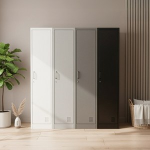 LOCKER LAB 락카랩 철제 락커 철제 캐비넷 사물함 락커룸 락카장, 그레이, 1단
