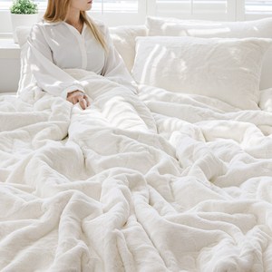 그래핀 듀얼 자가발열 10mm 라셀 극세사 이불 겨울 항균 세트