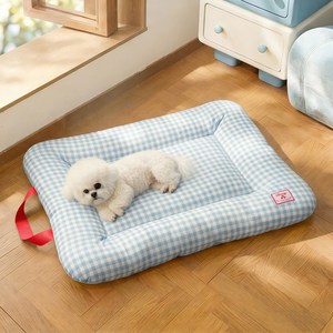 WHH 사계절 반려동물 반려동물 강아지 마약 방석 고양이 쿠션, 1개, 블루