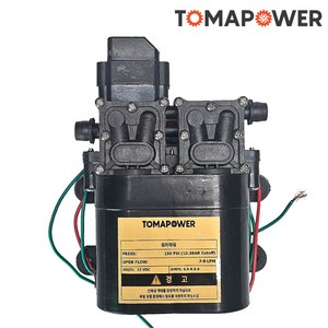 토마파워 전동분무기 펌프 교체 더블 튜브식 150psi, 1개