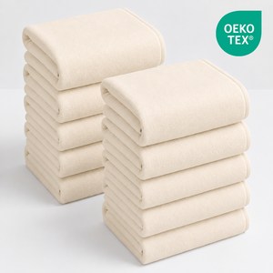 FASEN 수건 데일리 호텔 수건 고급 타올 세면 타올 280 GSM 타월 먼지없는 수건 미용실수건 세트, 10개, 07아이보리