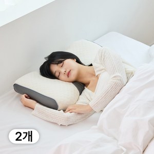 슬립포어 목편한 잠 잘오는 경추 수면 베개 2p, 화이트, 1개 골드박스 특가