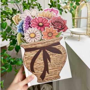 꽃책 팝업북 부케북 플라워북 꽃다발책 집들이선물 인테리어소품